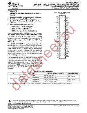 SN74ALVCH16973DGVR datasheet  